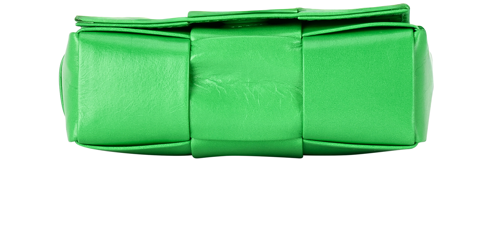 Mini Cassette Bag, &pound;420, Handbags, Green, Leather, Top view